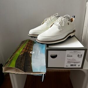 FootJoy Premiere Series Cream Oxfords